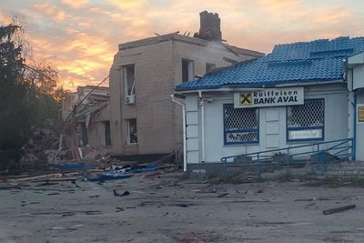 Наслідки російського удару по Великому Бурлуку, 4 жовтня 2026 року