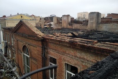 Пам'ятка архітектури, спроєктована Бекетовим, через війну без даху Пам'ятка архітектури, спроєктована Бекетовим, через війну без даху
