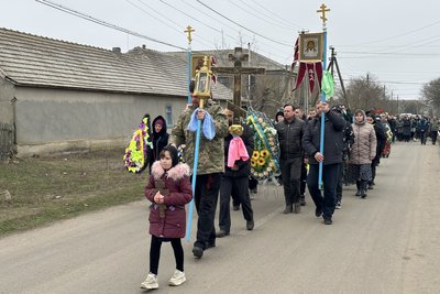 На Одещині попрощались з загиблим на фронті військовим На Одещині попрощались з загиблим на фронті військовим