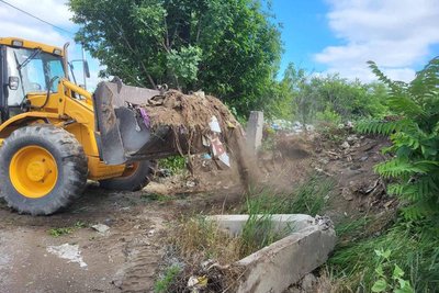 В Одесі прибрали несанкціоноване сміттєзвалище