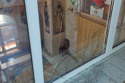 У Златополі під час атаки безпілотників на місто 14 липня пошкоджень зазнав храм УПЦ МП У Златополі під час атаки безпілотників на місто 14 липня пошкоджень зазнав храм УПЦ МП
