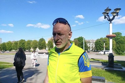 Учасники-ветерани велопробігу "Шануємо пам'ять захисників України" приїхали в Хмельницький