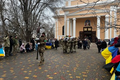 На Одещині попрощались з 25-річним прикордонником На Одещині попрощались з 25-річним прикордонником