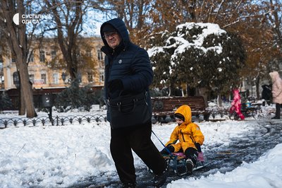 Центр Одеси, Сніг в Одесі Центр Одеси, Сніг в Одесі