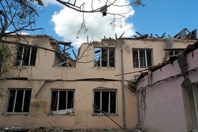 Наслідки російських ракетних ударів по території ХАІ Наслідки російських ракетних ударів по території ХАІ