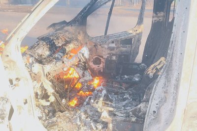 безпілотник влучив у машину безпілотник влучив у машину