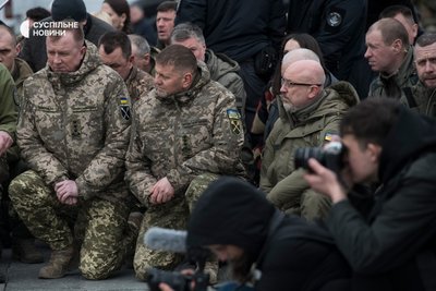 Прощання із загиблим Дмитром "Да Вінчі" Коцюбайлом, Київ, 10 березня 2023 року