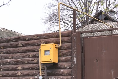Газовий лічильник у Циркунах, Харківська область, листопад 2025 року Газовий лічильник у Циркунах, Харківська область, листопад 2025 року
