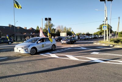 На Волині зустріли звільненого з полону бійця Михайла Данилюка
