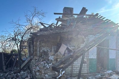Руйнування через влучання КАБа по Боровій Ізюмського району Руйнування через влучання КАБа по Боровій Ізюмського району