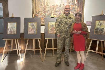 На Рівненщині презентували першу в Україні виставку картин про інженерні війська На Рівненщині презентували першу в Україні виставку картин про інженерні війська