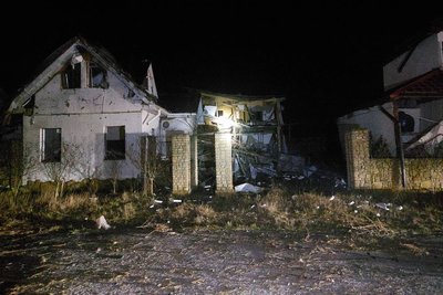 На Одещині через нічну атаку РФ сталася пожежа на базі відпочинку На Одещині через нічну атаку РФ сталася пожежа на базі відпочинку