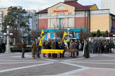 В Ірпені попрощалися з загиблим на війні бійцем бригади "Азов"