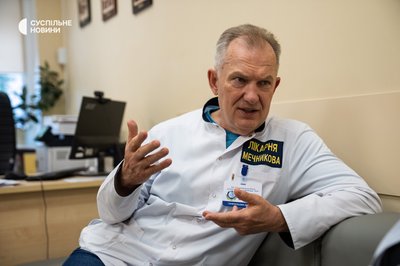 Генеральний директор лікарні імені Мечникова Сергій Риженко Генеральний директор лікарні імені Мечникова Сергій Риженко