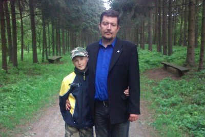 Владислав Риков із батьком Владислав Риков із батьком