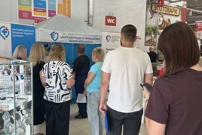 «Точка здоров’я»: житомирян безкоштовно тестували на наявність гепатитів «Точка здоров’я»: житомирян безкоштовно тестували на наявність гепатитів