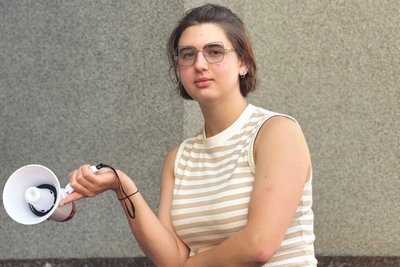 Лежачий пікет на підтримку ексміністра оборони Михайла Федорова відбувся у Рівному Лежачий пікет на підтримку ексміністра оборони Михайла Федорова відбувся у Рівному
