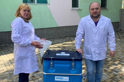 Системи для очищення води передали у дві громади Донеччини Системи для очищення води передали у дві громади Донеччини