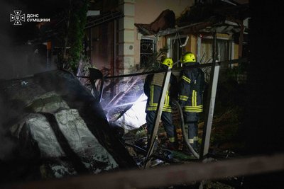 На Сумщині травмовані чотири людини внаслідок ударів дронів та КАБів На Сумщині травмовані чотири людини внаслідок ударів дронів та КАБів