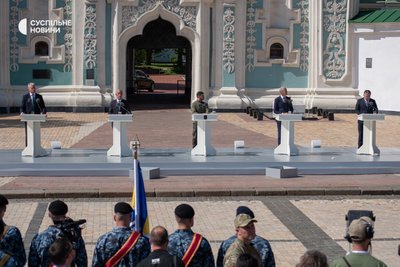 Урочистості на Софійській Площі у Києві з нагоди Дня незалежності 2023 року