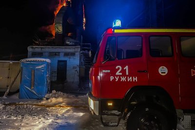 Знищено 3 тонни кукурудзи: на Бердичівщині рятувальники ліквідували пожежу в зерносушарці Знищено 3 тонни кукурудзи: на Бердичівщині рятувальники ліквідували пожежу в зерносушарці