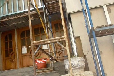 Ремонт фасаду в Інституті проблем ендокринної патології ім. В. Я. Данилевського Ремонт фасаду в Інституті проблем ендокринної патології ім. В. Я. Данилевського