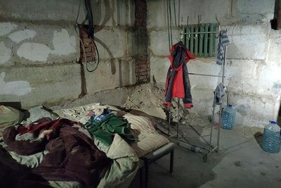 Катівня російських окупантів біля Святогірської лаври 15 жовтня Катівня російських окупантів біля Святогірської лаври 15 жовтня