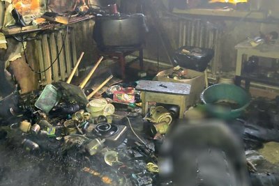 У Дергачах на Харківщині під час пожежі загинув чоловік У Дергачах на Харківщині під час пожежі загинув чоловік