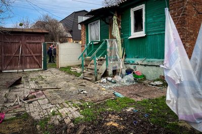 Наслідки влучання безпілотника у Немишлянському районі Харкова Наслідки влучання безпілотника у Немишлянському районі Харкова