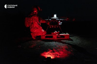 перевірка безпілотника "Вампір" перед запуском перевірка безпілотника "Вампір" перед запуском