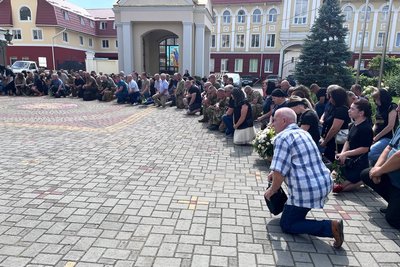 Прощання з Віктором Бущаком і Сергієм Мочарським у Луцьку Прощання з Віктором Бущаком і Сергієм Мочарським у Луцьку
