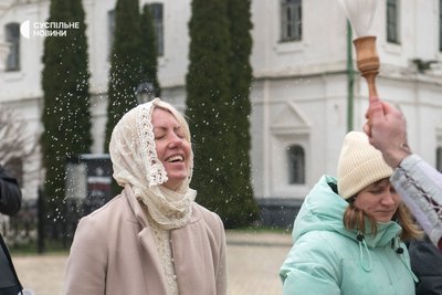 Перше Великоднє богослужіння ПЦУ у Києво-Печерській Лаврі, 16 квітня 2023 року