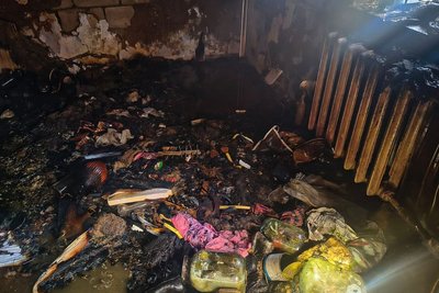 Наслідки пожежі в приватному будинку у Малій Данилівці, 2 березня 2026 року Наслідки пожежі в приватному будинку у Малій Данилівці, 2 березня 2026 року