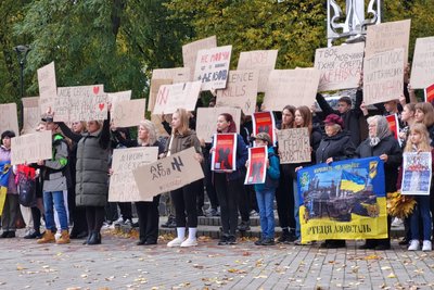 18 місяців у полоні: в Ковелі відбулася акція на підтримку захисників Маріуполя
