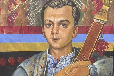 картина, кобзар, богдан ткачик, портрет, дмитро губʼяк картина, кобзар, богдан ткачик, портрет, дмитро губʼяк