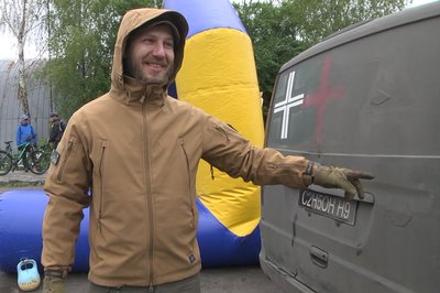 Під час велопробігу Під час велопробігу