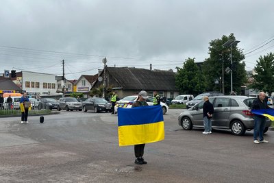 У Коростишеві на Житомирщині хвилиною мовчання вшанували пам'ять Ірини Цибух