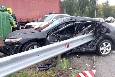 На Рівненщині нетверезий водій Audi A6 протаранив інше авто. Є травмовані На Рівненщині нетверезий водій Audi A6 протаранив інше авто. Є травмовані
