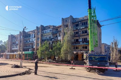 Покровськ, наслідки ракетного удару по місту 7 серпня