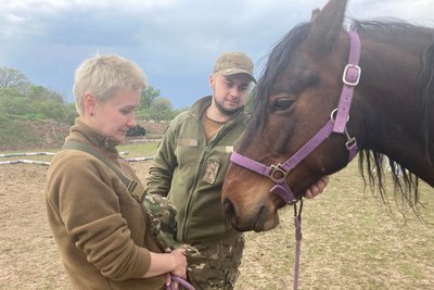 Спілкування, яке дозволяє розслабитися: на конюшні під Харковом проводять реабілітацію для бійців