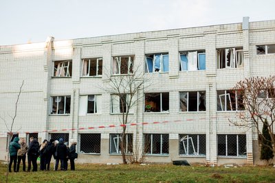 Школа "Оріяна" пошкоджена під час ракетної атаки на Львів