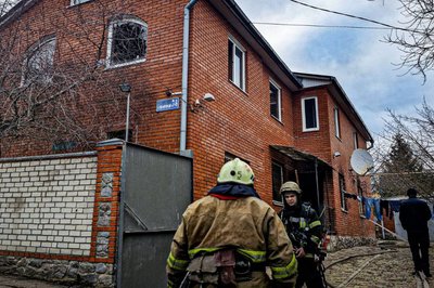 Зранку 19 січня на проспекті Тракторобудівників у Харкові горіла пожежа Зранку 19 січня на проспекті Тракторобудівників у Харкові горіла пожежа