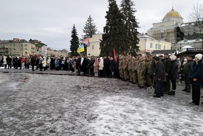 У Луцьку до Дня Соборності У Луцьку до Дня Соборності