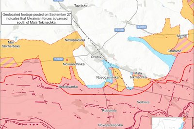 ЗСУ просунулись на Оріхівському напрямку —ISW ЗСУ просунулись на Оріхівському напрямку —ISW