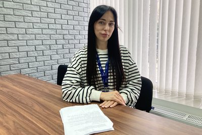 Керівниця команди з роботи із переселенцями Координаційного гуманітарного центру Ірина Саніна Керівниця команди з роботи із переселенцями Координаційного гуманітарного центру Ірина Саніна