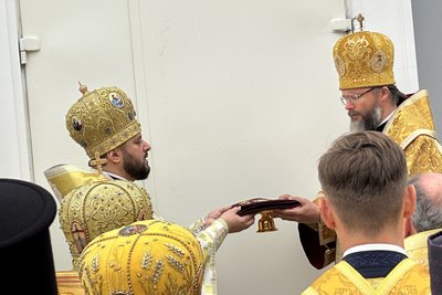 Освячення нового храму Миколая Чудотворця Мирлікійського у Ков'ягах, Харківська область, 2 липня 2025 року Освячення нового храму Миколая Чудотворця Мирлікійського у Ков'ягах, Харківська область, 2 липня 2025 року