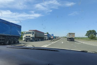 Протести далекобійників: на Одещині частково перекрита дорога на Київ Протести далекобійників: на Одещині частково перекрита дорога на Київ