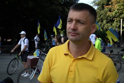 Професійні велогонщики та аматори взяли участь у патріотичному велопробігу у Житомирі Професійні велогонщики та аматори взяли участь у патріотичному велопробігу у Житомирі