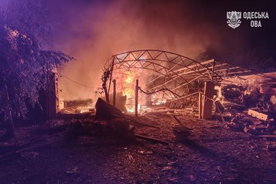 Російський дрон влучив у приватний будинок на півдні Одещини Російський дрон влучив у приватний будинок на півдні Одещини