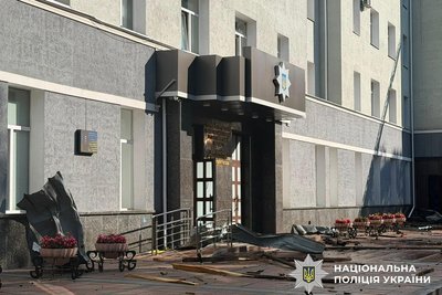 Армія РФ атакувала Житомир реактивними дронами: влучання у будівлю управління поліції області, є загиблі Армія РФ атакувала Житомир реактивними дронами: влучання у будівлю управління поліції області, є загиблі
